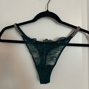 Victorias Secret Lace Thong with Detail, Medium
